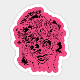 Psychopunk Sticker